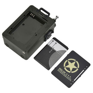 Receptor de radio portátil de banda completa para <span class=keywords><strong>FM</strong></span>/AM/SW/WB, reproductor de música Bluetooth, cobertura de banda mundial, 2 unidades - Product Image 2