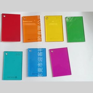 Plaques acryliques colorées gravées au laser, plexiglas translucide pour décoration, sur mesure, différentes épaisseurs disponibles - Product Image 5