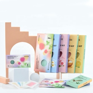 Tamaño doble usado <span class=keywords><strong>para</strong></span> todo tipo de piel Tiras de <span class=keywords><strong>cera</strong></span> de papel facial y corporal Precio de fábrica Tiras de <span class=keywords><strong>cera</strong></span> recién llegadas <span class=keywords><strong>para</strong></span> depilación facial - Product Image 3