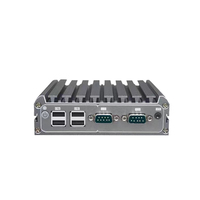 Mini PC Industrial HW-N260H sin Ventilador, DDR3 32GB SSD+HDD, Intel J4125/J1900/N2840/J6412, LAN RJ45 Dual Integrada, RS232/485, VGA