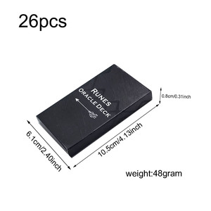 Cartes d'<span class=keywords><strong>Oracle</strong></span> Runic Personnalisées en Usine, Artisanat Moderne Exquis pour les Réunions Familiales et les Cérémonies de Divination - Product Image 6