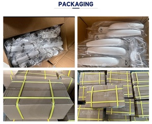 Maniglia porta porta finestra hardware maniglia pvc o nero o bianco in acciaio inox maniglia della porta - Product Image 3