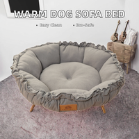 Nouvelle Arrivée - Niche pour Chien Moderne de Haute Qualité, Écologique, Épaisse et Chaude pour l'Hiver, en Polaire Corail, Motif Animal, Lavable