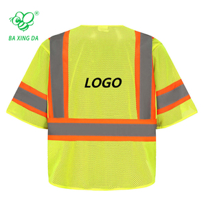 Kelas 3 pakaian reflektif S-5XL lengan jaket konstruksi 5 titik Breakaway Hi Vis rompi keamanan kerja - Product Image 2
