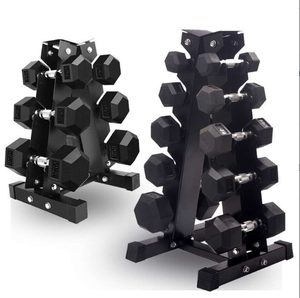 5Kg 10Kg 20Kg 30Kg ensemble d'<span class=keywords><strong>haltères</strong></span> hexagonaux en caoutchouc pour entraînement de fitness poids libres - Product Image 5