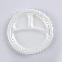 Boîte à lunch jetable en canne à sucre et bagasse maintenant disponible sur le marché des Émirats arabes unis bols biodégradables de 7 8 9 pouces