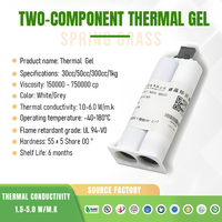 Gel Térmico Conductivo de Litio de Nueva Generación 2.0W 6.0W/mk para CPU, Módulos Fotovoltaicos, GPU y Ópticos