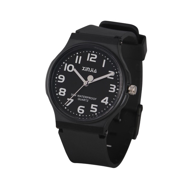 Simplicity Quartz Watches for Men Ladies Kids Waterproof Plastic Band Fashionable XINJIA Wholesale Watch Supplier