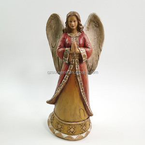 Elegante Scena della Natività di Natale con Angelo e Sacra Famiglia in Resina, Decorazione per la Casa, Regalo Religioso, Scena della Natività del Bambino Gesù - Product Image 6