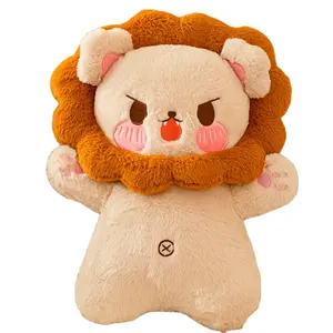 Cartoon Lion Plüsch Kissen Kissen 40cm 60cm Cute Lion ausgestopft & Plüsch tier