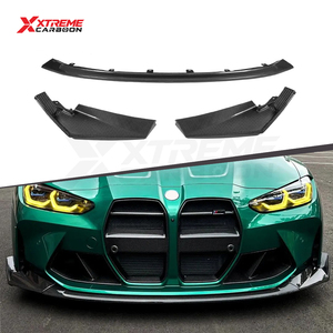 Kit carrosserie XTREME en fibre de carbone sèche, séparateur de pare-chocs avant, spoiler, diffuseur avant, déflecteur d'air avant pour <span class=keywords><strong>BMW</strong></span> G80 G82 G83 M3 M4 style CSL - Product Image 1
