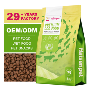 Alimento Seco para Perros, Compra al por Mayor, Sin Soya, Rico en Nutrientes, con Carne <span class=keywords><strong>de</strong></span> Pavo y Res, Sin Gluten, Varios Tamaños, para Perros con Poco Gusto, Empaque Personalizado - Product Image 1