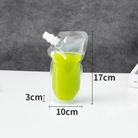 Emballage biodégradable de poche de bec de nourriture de sac de tirette de PE pour des chips de pomme de terre de sucre d'autres liquides avec le bec de support