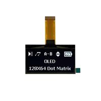 NUEVO Panel de Pantalla OLED Monocromático de 2.42 Pulgadas 128X64 con Ángulo de Visión Completo, Pantalla PMOLED, Controlador SSD1309, Interfaz SPI/I2C de 24 Pines