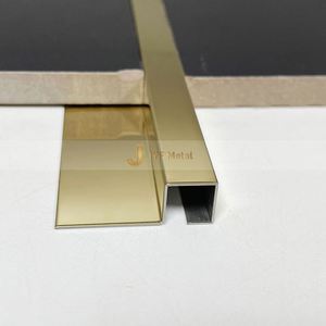 Perfil Decorativo de Acero Inoxidable Moderno Personalizado EX1020 para Proyectos de Decoración de Interiores Arquitectónicos de Apartamentos, Duradero - Product Image 5
