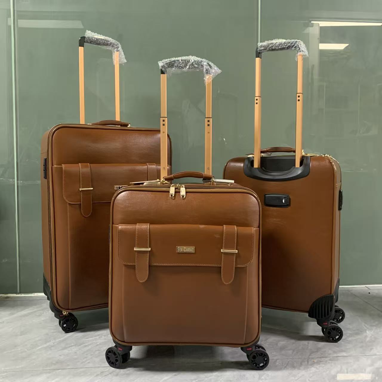 suitcase llkangol leather