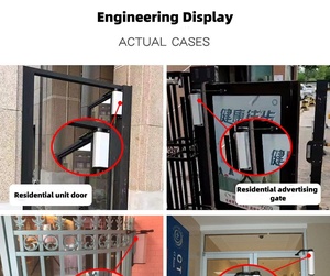 Tiếng ồn thấp câm với kiểm soát truy cập tối đa 230kg DC 24V yên tĩnh dân cư không thấm nước bên gắn tự động cổng động cơ mở - Product Image 6