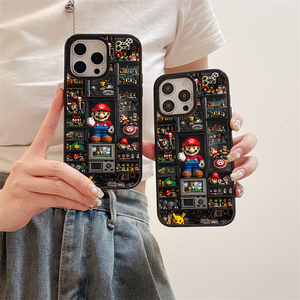 Per Mario macchina moda PC custodia per telefono cellulare <span class=keywords><strong>iPhone</strong></span> 16 <span class=keywords><strong>11</strong></span> <span class=keywords><strong>Pro</strong></span> Max 6D antiurto guscio <span class=keywords><strong>Cover</strong></span> posteriore protettiva - Product Image 1