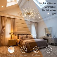 Bande lumineuse LED 5V 400 LED/m avec télécommande USB, dimmable, ruban adhésif flexible, Ra90 IP20 pour l'éclairage d'ambiance domestique