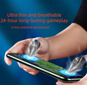 ปลอกนิ้วเล่นเกมแบบขายส่ง ระบายอากาศได้ดี ป้องกันเหงื่อ ปลอกนิ้วสัมผัสหน้าจอ  ปลอกนิ้วสัมผัสไว - Product Image 4