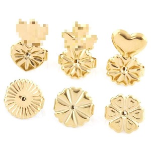 Inserts de boucles d'oreilles en acier inoxydable, forme géométrique, accessoires de bijoux plaqués pour boucles d'oreilles DIY H1410 - Product Image 4