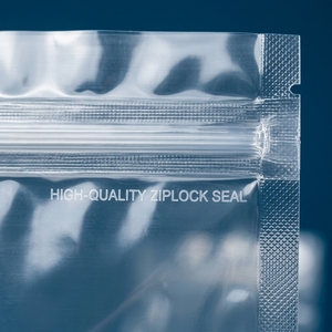 MOQ 100 Free Sample Resealable Zip Lock Cloth Packaging Plastic Black Matte Frosted Slider Three Side <strong>Seal</strong> Zipper <strong>Bag</strong> With Logo - Product Image 5