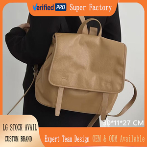 Plantaardig gelooid echt lederen rugzak Dames grote capaciteit koeienhuid reisrugzak Retro <span class=keywords><strong>laptop</strong></span> woon-werkverkeer dagrugzak op maat - Product Image 2
