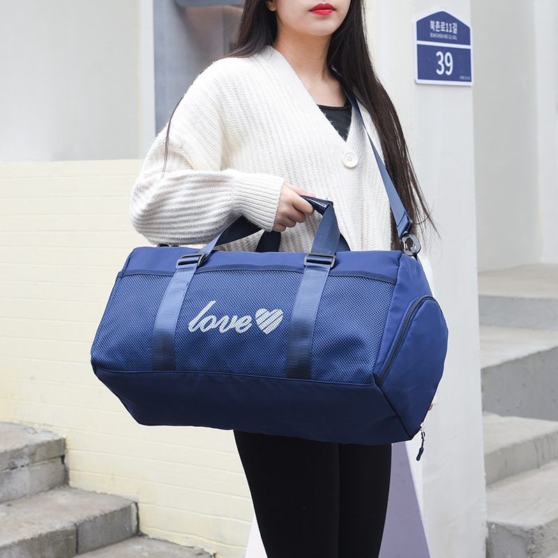 Custom Large Capacity Gym Travel Duffle Bags For Women Men Shoe Compartment Duffel Bag Sport