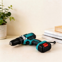 Perceuse sans fil 18+1 vitesses, 21V, avec chargeur rapide, 10mm, pour le perçage du bois, du métal et des travaux de construction