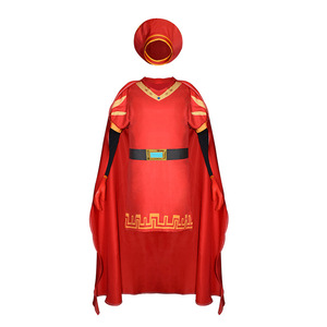 Disfraces de Halloween para Hombre, Disfraz de <span class=keywords><strong>Shrek</strong></span> 4D Lord Maximus Farquaad, Capa de Cosplay, Disfraz de Anime para TV y Cine, Capa para Fiesta de Carnaval - Product Image 5