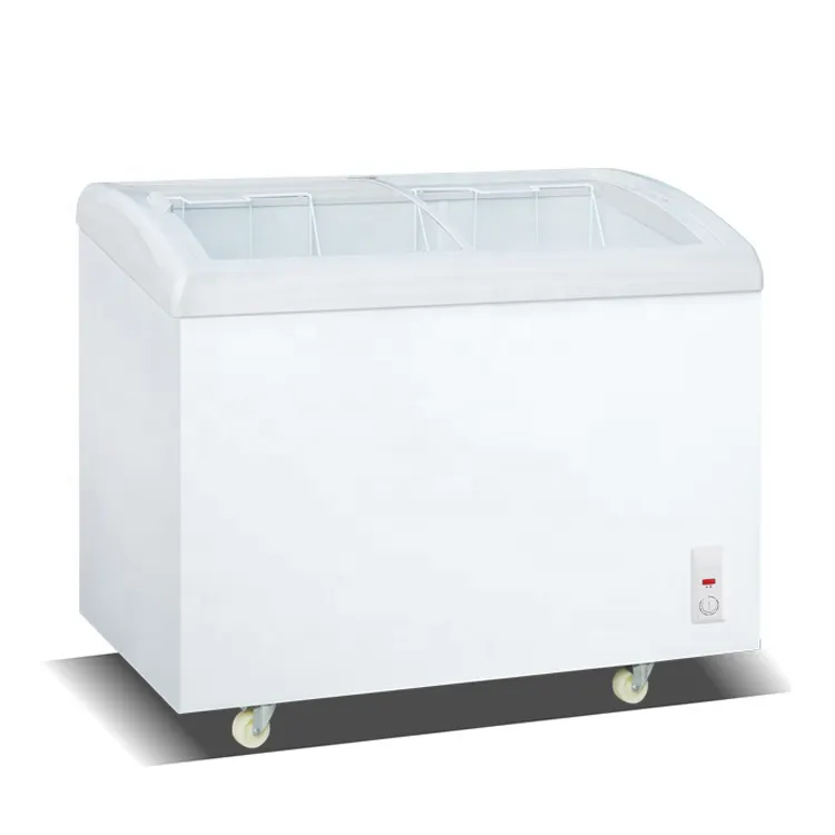 業務用小型冷凍庫（曲面ガラス天板付き）兼冷蔵庫| Alibaba.com