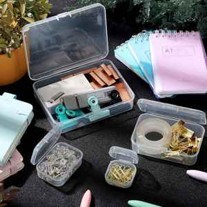 Mini Clear Plastic Beads Container PP Packing Gift Case Portable Multi Purpose Transparent <b>Small</b> Plastic <b>Storage</b> <b>Box</b> <b>with</b> <b>Lid</b> - Product Image 4