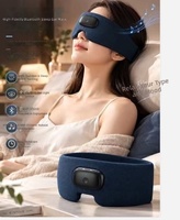 Masseur oculaire chauffant au graphène avec pression d'air, vibration et contrôle de la minuterie, rechargeable par USB, durée de vie de 1 an