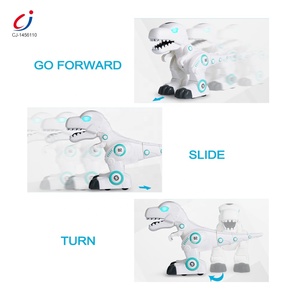 Chengji 현실적인 원격 제어 로봇 공룡 Animatronic 모델 프로그래밍 어린이를위한 춤추는 빛 음악 공룡 로봇 - Product Image 4