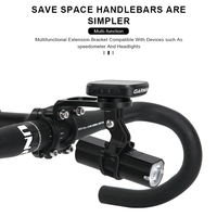 Penyangga Kamera Komputer Sepeda, Dudukan Stang Sepeda, Stopwatch, Speedometer, Braket untuk Garmin Edge Bryton Cateye