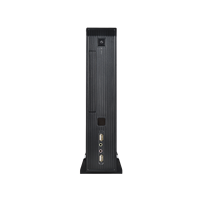 Mini ITX-Funda de ordenador de escritorio delgada personalizada, estuche de aluminio para oficina, chasis de placa base itx