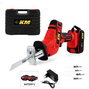 Sierra Recíproca Inalámbrica Km de 21V con Batería de Iones de Litio, Herramienta para Cortar Madera y Metal - Product Image 5