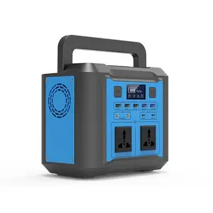 Generator tenaga surya 300W 296WH, stasiun DAYA energi surya baterai Lithium berkemah luar ruangan