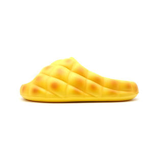 Moda estiva femminile punta aperta piatta per pantofole EVA decompressione con piattaforma di ananas morbido Design rosso sentire cacca a passo - Product Image 6