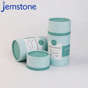 Boîte de tubes en papier cadeau cosmétique en carton cylindre artisanal personnalisé emballage de tube en papier rond pour café kraft brun peut - Product Image 2