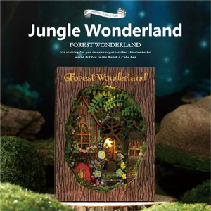 Juegos <span class=keywords><strong>de</strong></span> Mini Libreros Mágicos DIY al por Mayor - Piezas <span class=keywords><strong>de</strong></span> Madera con Diseño <span class=keywords><strong>de</strong></span> Páginas Giratorias, Regalo Creativo para Decoración <span class=keywords><strong>del</strong></span> Hogar - Product Image 4