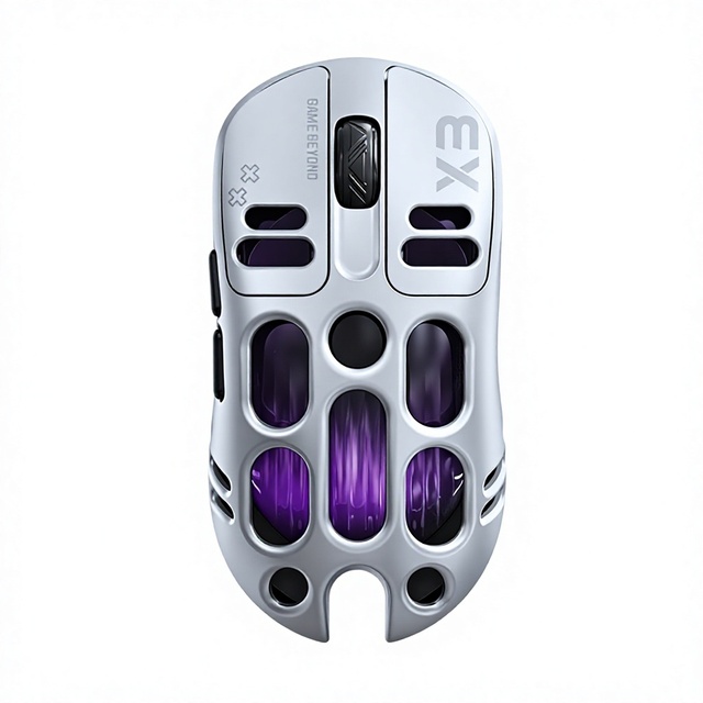 T-WOLF X3 Wireless for Six-Button Ergonomic Triple-Mode Wired Gaming Hollow-Out RGB Mechanical E-Sports Mouse