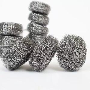 No dañe la herramienta de lavado de platos para el hogar Bola de limpieza de ollas de alambre de acero Lavado eficiente de platos y fregado de ollas - Product Image 4