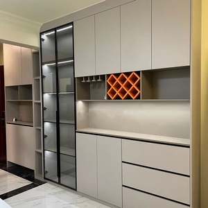 Aparador de Madera Maciza Personalizable con Almacenamiento, Muebles de Restaurante Hechos con Materiales Ecológicos - Product Image 1