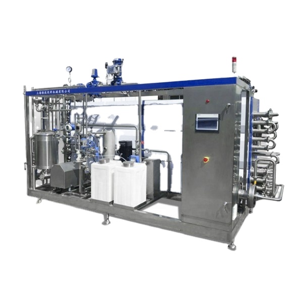 Tube sterilizer machine for UHT milk processing