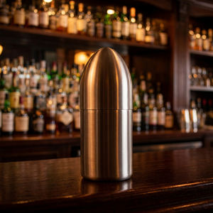 Stainless Steel Cocktail Shaker 7cm Diameter Modern <b>Bar</b> <b>Tool</b> Durable Design - Product Image 3