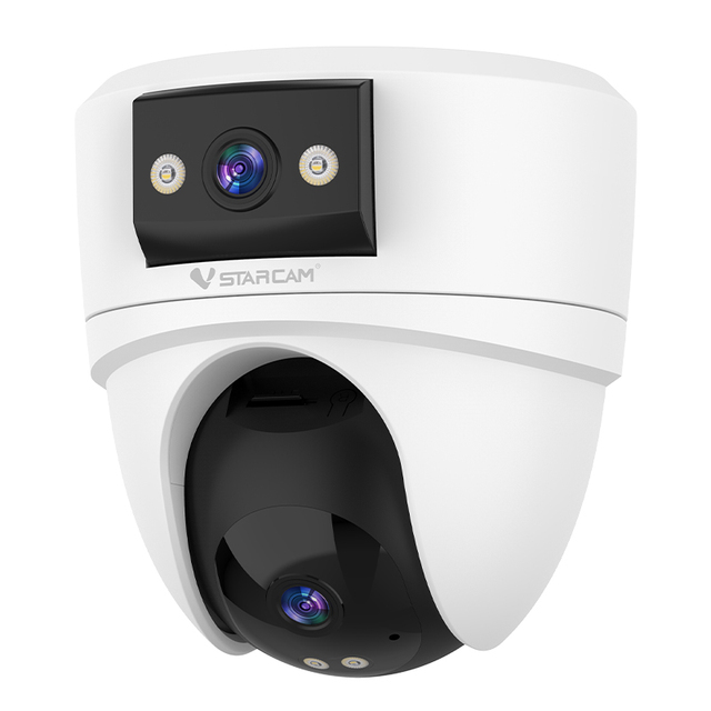 Affordable WiFi Security Camera Indoor CCTV Camera Dual Lens HD Video Recording Smart Home Monitoring Easy Installation