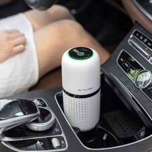 Smart Silent Electrostatic Air Purifier <b>Humidifier</b> Air Quality Display Low Noise USB/Battery Power 800mAh Battery Portable for - Product Image 1