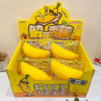 Nouveau jouet anti-stress super doux en forme de banane et d'orange à presser pour les enfants de 5 à 7 ans, jouet mignon et moelleux