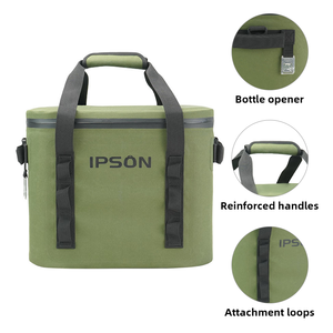Sac isotherme souple et imperméable personnalisé 600D pour poisson, sac isotherme à <span class=keywords><strong>vin</strong></span> en TPU avec motif lettres, sac isotherme pour poisson congelé - Product Image 4